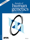 ANNALS OF HUMAN GENETICS雜志封面